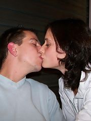 Enjoying brunette
