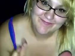 3 min - Nerdy lighthaired curvy works