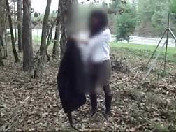 3 min - Outdoor solo wife undressing