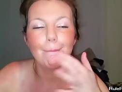 5 min - Wife pov blowing cum