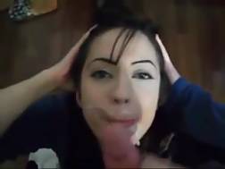 4 min - Blackhaired blowjob penis sperm
