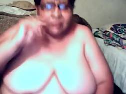 3 min - Chubby grandma shows tits