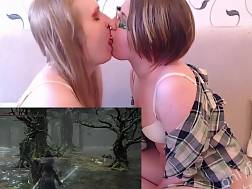 3 min - Gamer sapphic playing dark