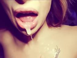 9 min - Oral creampie deep mouth