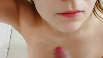 young secretary stockings squirt