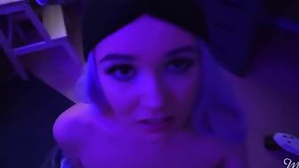 fucking table gulping cum