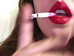 6 min - Teen smoking slender long