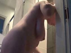 5 min - Pregnant huge knockers shower
