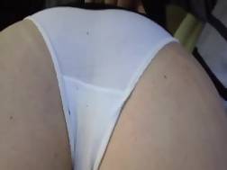 2 min - White panties fingered behind