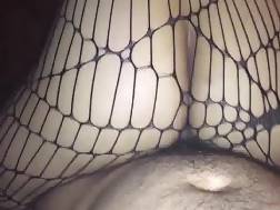 2 min - Wife fishnets riding huge