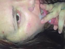 3 min - Mature bbw sucking gaging