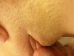 4 min - Eating wifes wet shaved
