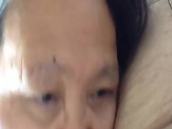 2 min - Asian granny pecker blowing