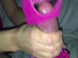 1 min - Wife masturbating penis heels