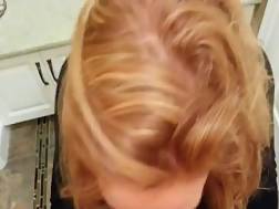3 min - Redhaired teenager bathroom blowjob