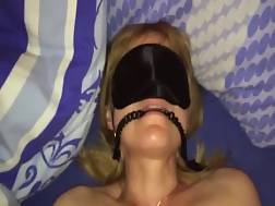 2 min - Blindfolded wifey fuckin