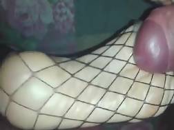 3 min - Unshaved dick foot
