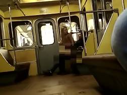8 min - Watching couple penetrate train