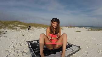 alone naughty beach