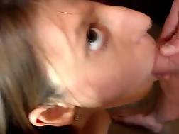 2 min - Teen student gulp cum