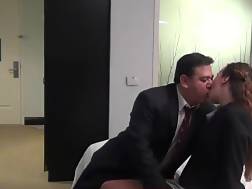 252px x 189px - Fat Chief Fucks His Naughty Secretary In Missionary Pose