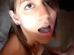3 min - Blackhaired shows blowing