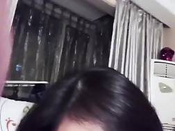 5 min - Chinese pantyhose rubbing blowing