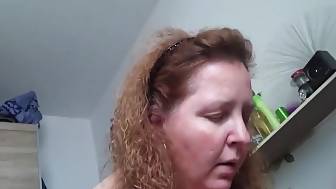 chubby mature wife enjoys