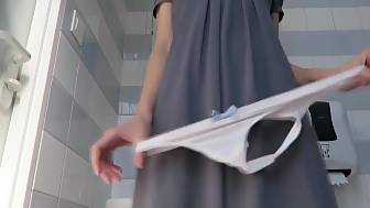 sexual nymph filming herself
