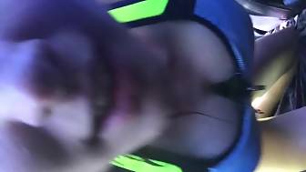 pushing fingers deep inside