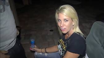 pretty blond chick handles