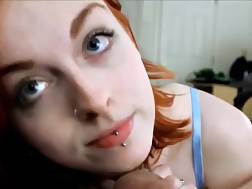 3 min - Pierced tongue licking dick