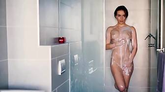 getting soapy naughty dildo