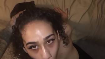 dark skinned wifey suck
