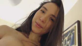 sweet blackhaired made herself
