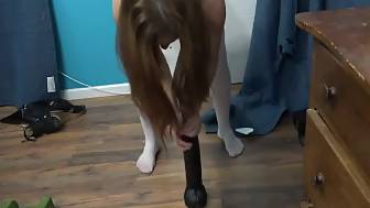 sexy mother white stockings