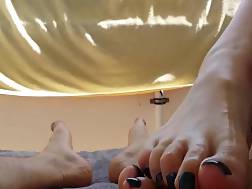 14 min - Feet semen foot