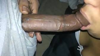 gf blowjob big black