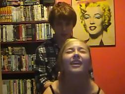 8 min - Young teen drilled doggy