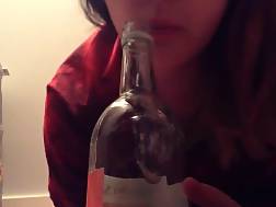 8 min - Bbw teen glass bottle