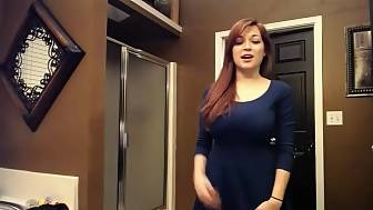 cute teen girlie plays