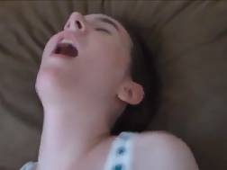 13 min - Nerdy teen herself huge