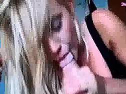 5 min - Blonde webcam blowing