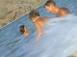 2 min - Nudist beach spying