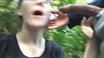 nasty babe blowing pecker