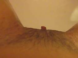 8 min - Solo finger unshaved pussy