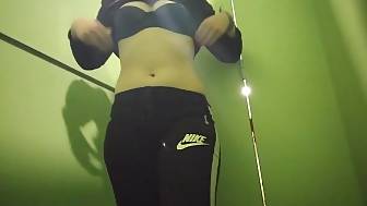 caught girlfriend masturbating public
