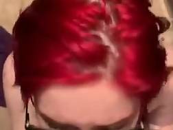 14 min - Emo redhaired teen sucks