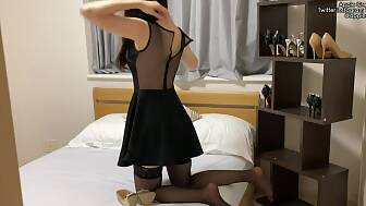 creampie heels stocking 3