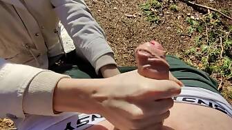 hj nature wank sperm